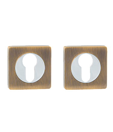 Накладки на ключевой цилиндр Накладка под цилиндр TANDOOR TDAL ET-02 AB/CP 